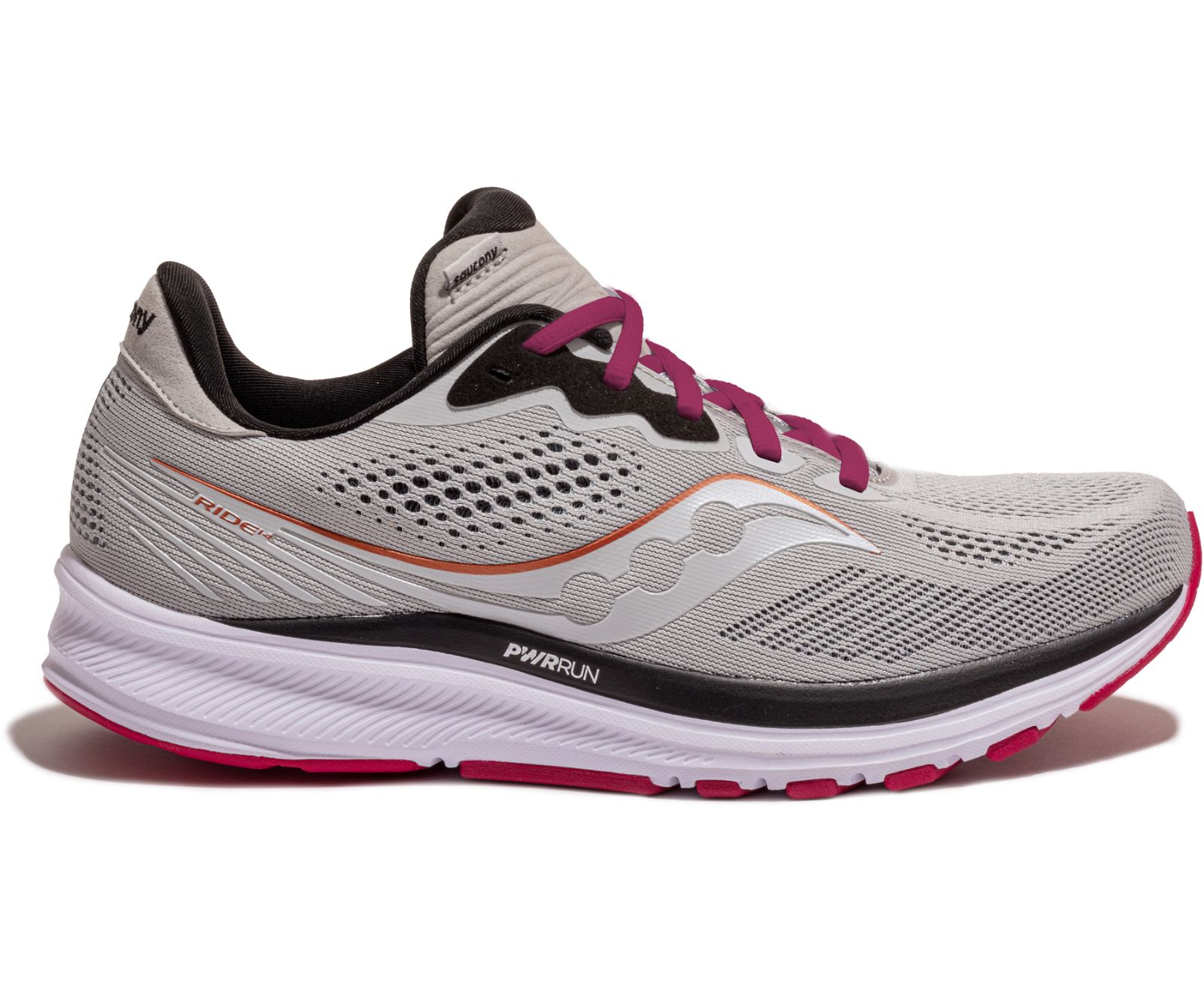 Női Saucony Ride 14 Futócipő Szürke Piros | HU 042LIS